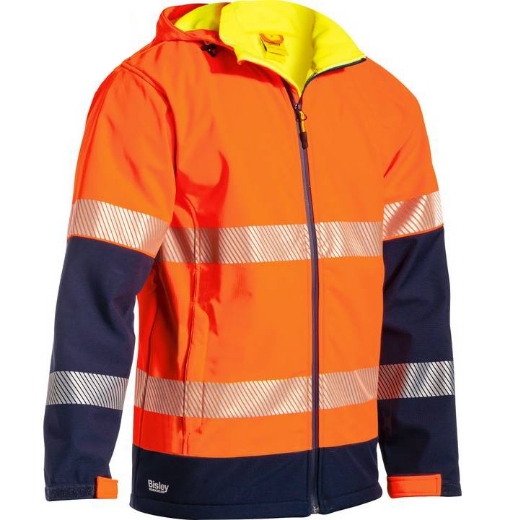 Picture of Bisley, Taped Hi Vis Ripstop Bonded Fleece Jacket